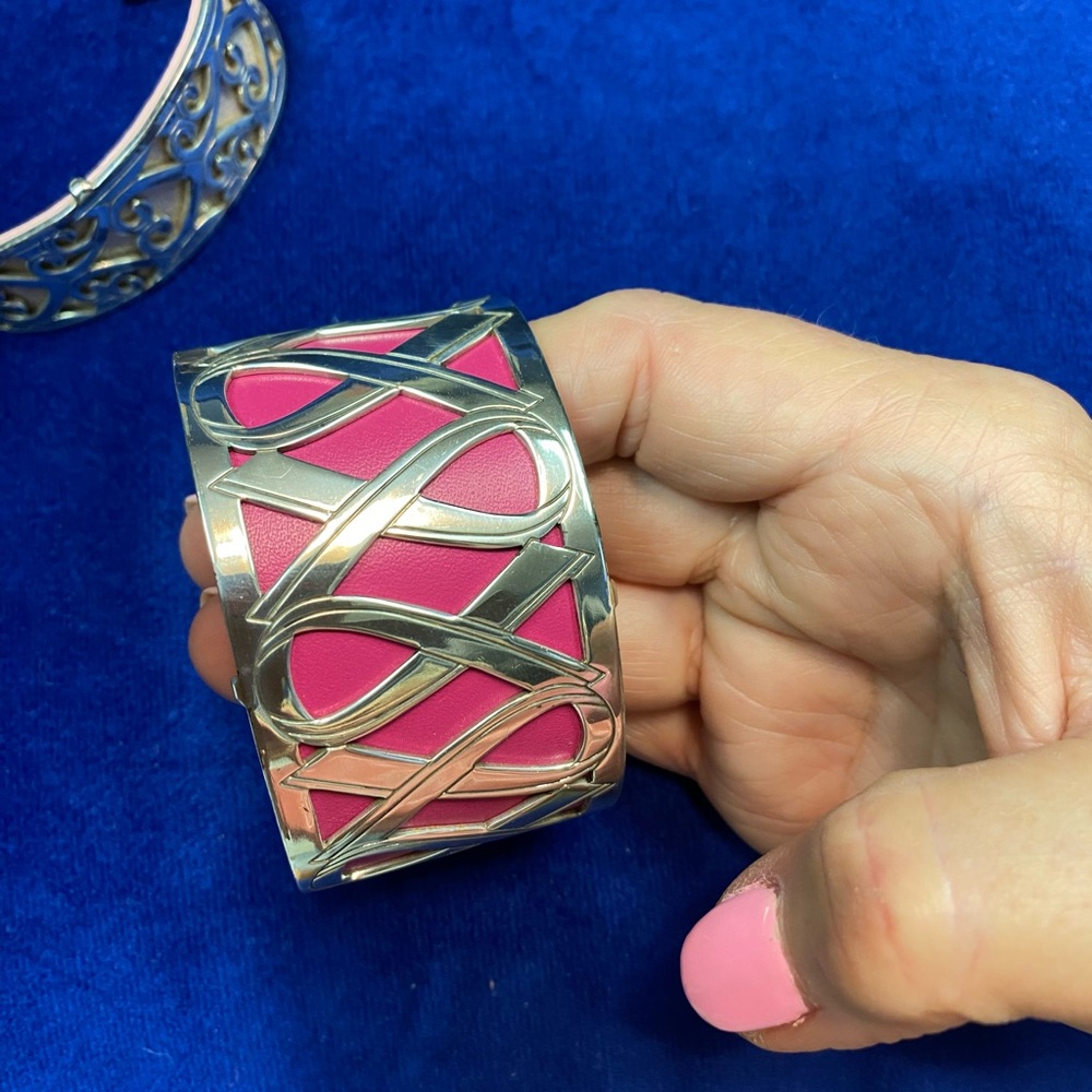 Brighton Christo Breast Cancer Ribbon Bracelet